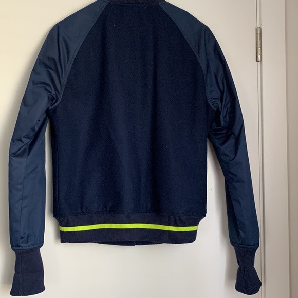 Nike Sportswear Navy Bomber Varsity Jacket - M - Picture 2 of 5